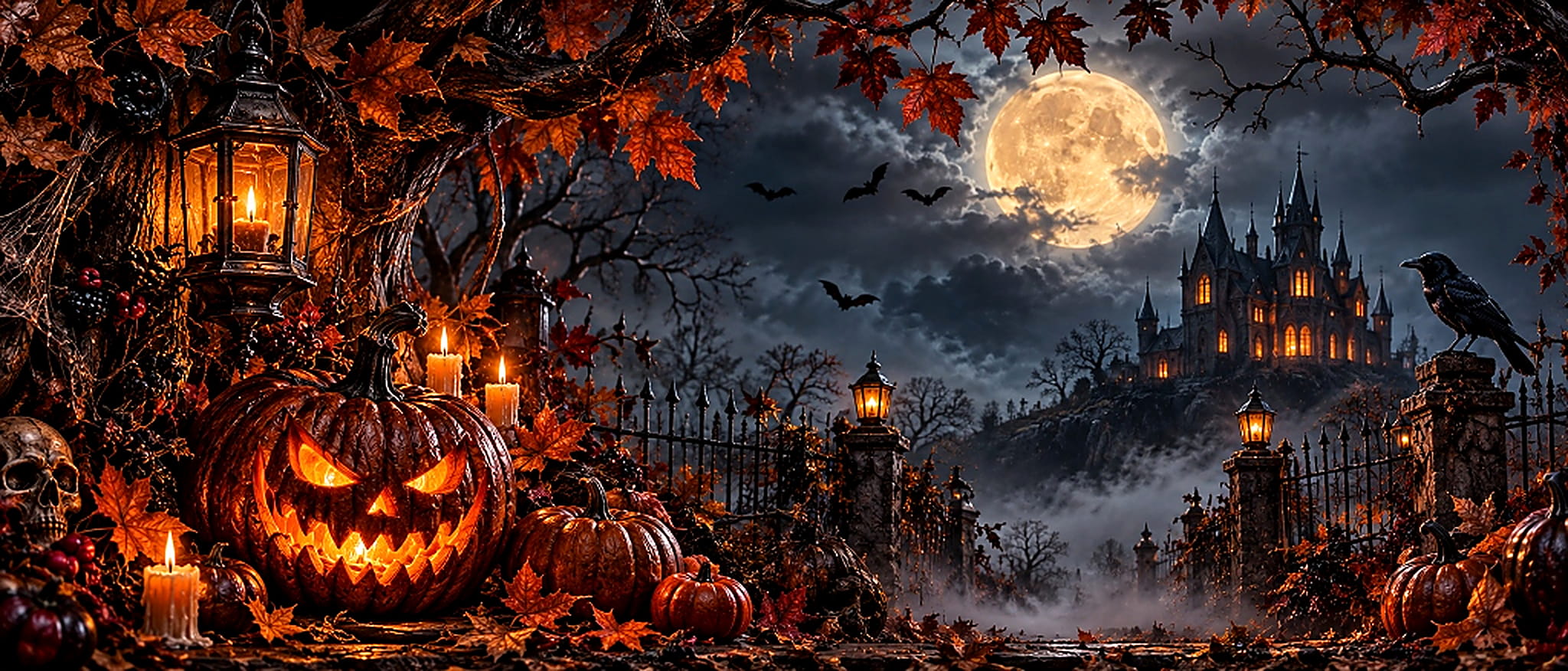 Halloween Gothic Midnight Manor